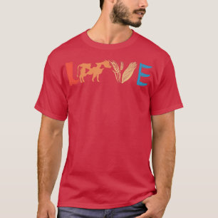 11kV Liebe Kuh Vintage Kuh Überkühe landwirtschaft T-Shirt