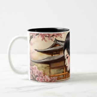 11oz Accent Coffee Tasse, 11oz Kaffeetasse, Japan Zweifarbige Tasse