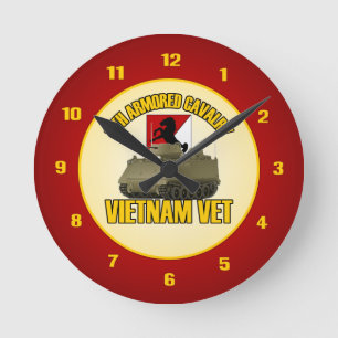 11th ACR Vietnam ACAV Runde Wanduhr