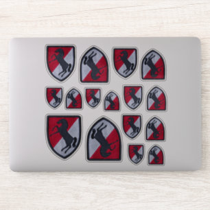 11th Amored Cavalry Regiment Fort Meade Contour Aufkleber