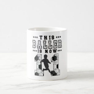 11th Birthday Gift Soccer Player 11 Year Old Boy Kaffeetasse