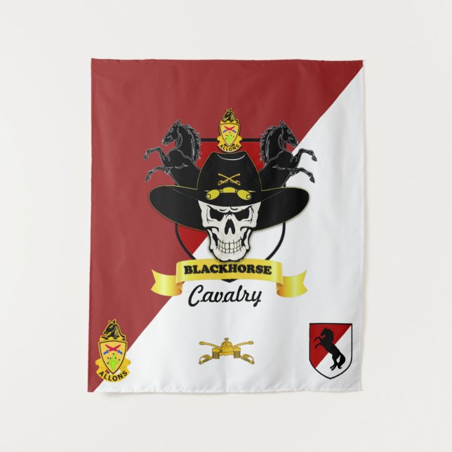 11th Blackpour Tapestry Medium Wandteppich (Vorderseite)