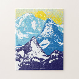 11x14 Berggipfel Puzzle für Colorblind-Menschen