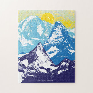 11x14 Berggipfel Puzzle für Colorblind-Menschen