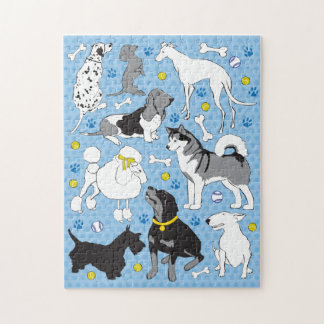 11x14 Dog Lovers Puzzle für Colorblinde