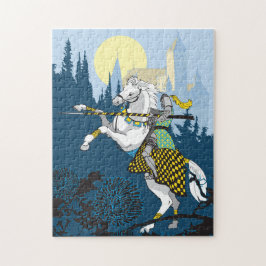 11x14 Jousting Ritterpuzzle für Colorblinde Mensch Puzzle