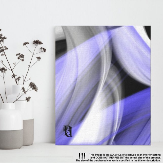 11x14" Lavendel Moon Trend Abstrakt Art Violet Leinwanddruck (Von Creator hochgeladen)