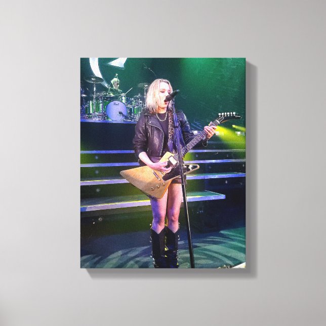 11x14 Lzzy Hale Halestorm Leinwand Rock'n'Roll (Vorderseite)