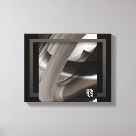 11x14" Terra’s Tender Whisper Abstract Brown Flowe Leinwanddruck