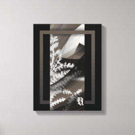 11x14" Terra’s Tender Whisper Abstract Brown Flowe Leinwanddruck