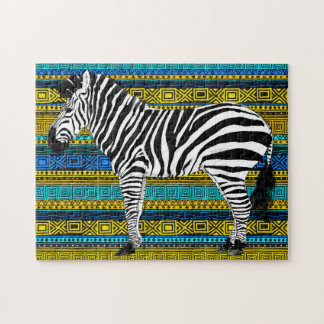 11x14 Zebra Puzzle für Colorblinde