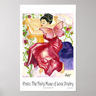 11x17 Erato The Fairy Muse Poster