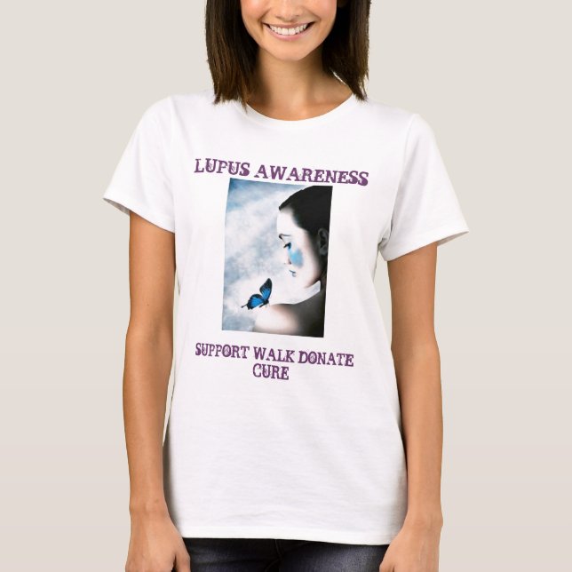 1209404139_00m, LUPUS AWARENESS, SUPPORT WALK D.. T-Shirt (Vorderseite)