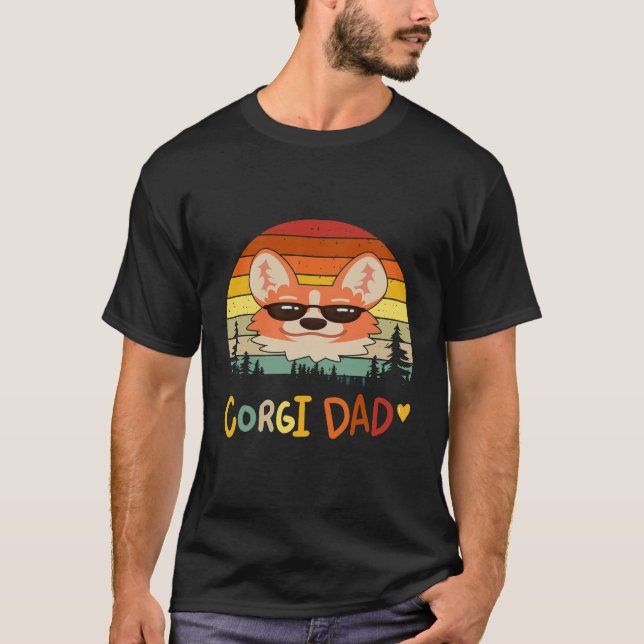 120 Corgi-Vater T-Shirt (Vorderseite)