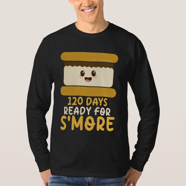 120 Days Ready for S'More Cute Kawaii 120th Day of T-Shirt (Vorderseite)
