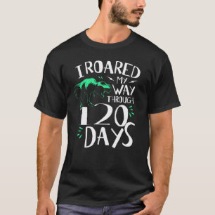 120 Tage Schult-Shirt Erstklässler Lehrer Kinder  T-Shirt