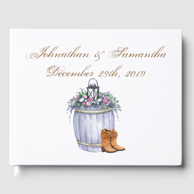 122 Seiten Hochzeit Gästebuch Sommerlandssehen (Vorderseite)