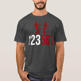 123 567 Salsa Lover Latin Salsa Dance  T-Shirt