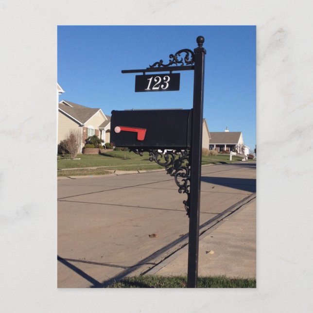 123 Postfach Postkarte (Vorderseite)