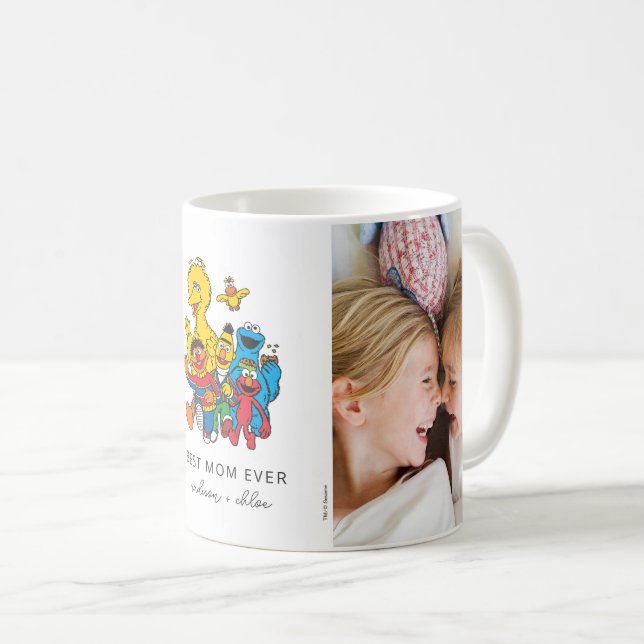123 Sesamstraße | Beste Mama - Foto Kaffeetasse (VorderseiteRechts)