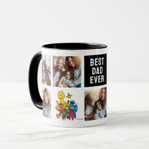 123 Sesamstraße Dad Foto-Collage Tasse