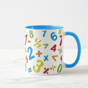 123 Zahlen Mathe Tasse