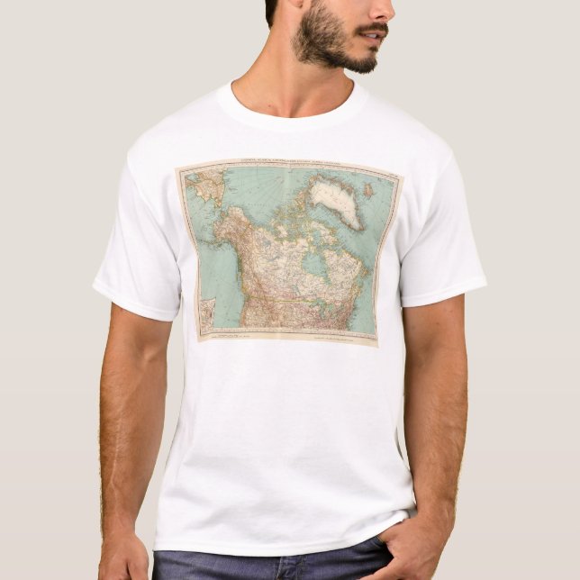 12526 Kanada, Alaska, Grönland T-Shirt (Vorderseite)