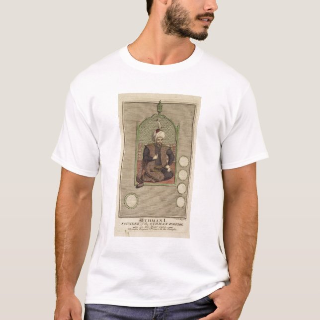 (1259-1326) Gründer Osman Is des Osmanischen T-Shirt (Vorderseite)