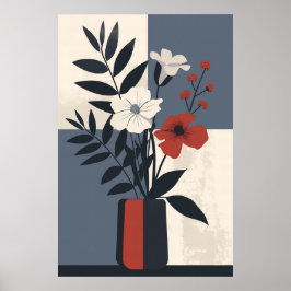 1273 Floral Poster