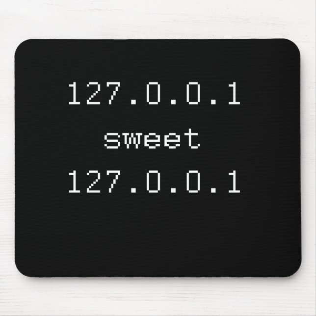 127.0.0.1-BONBON 127.0.0.1 MOUSEPAD (Vorne)