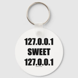 127,0,0,1 Süßstoff 127,0,0,1 (Zuhause Sweet Zuhaus Schlüsselanhänger