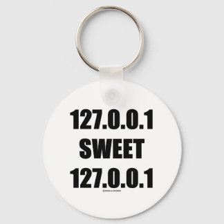 127,0,0,1 Süßstoff 127,0,0,1 (Zuhause Sweet Zuhaus Schlüsselanhänger
