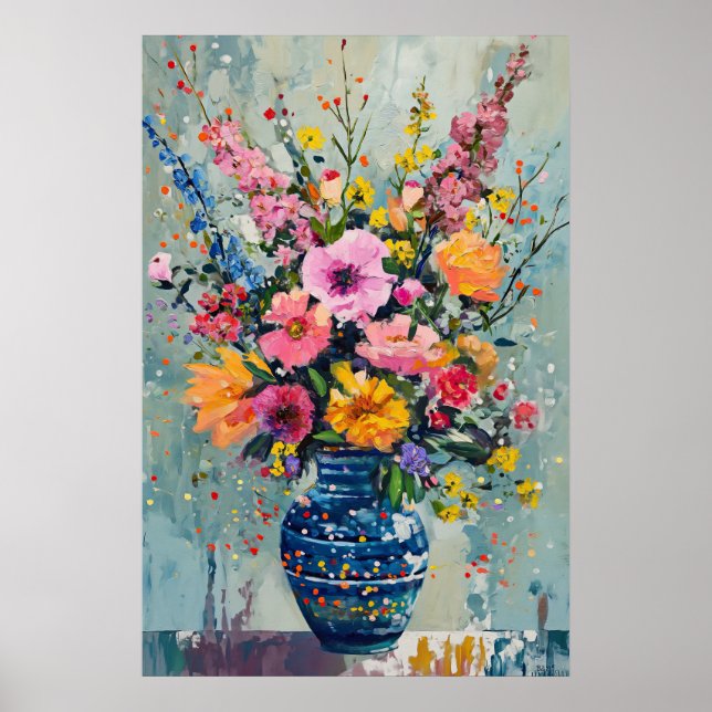 1283 Floral Poster (Vorne)