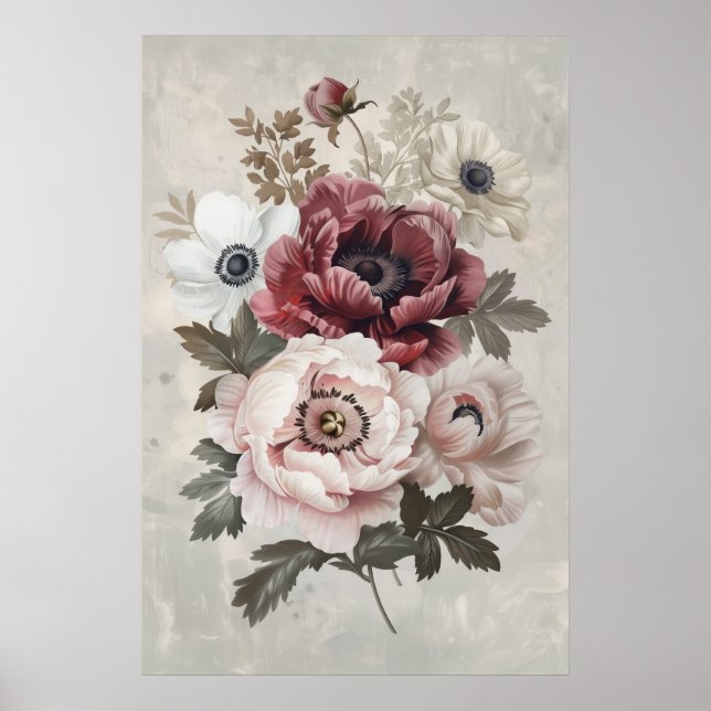 1286 Floral Poster (Vorne)
