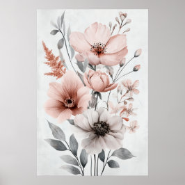 1289 Floral Poster