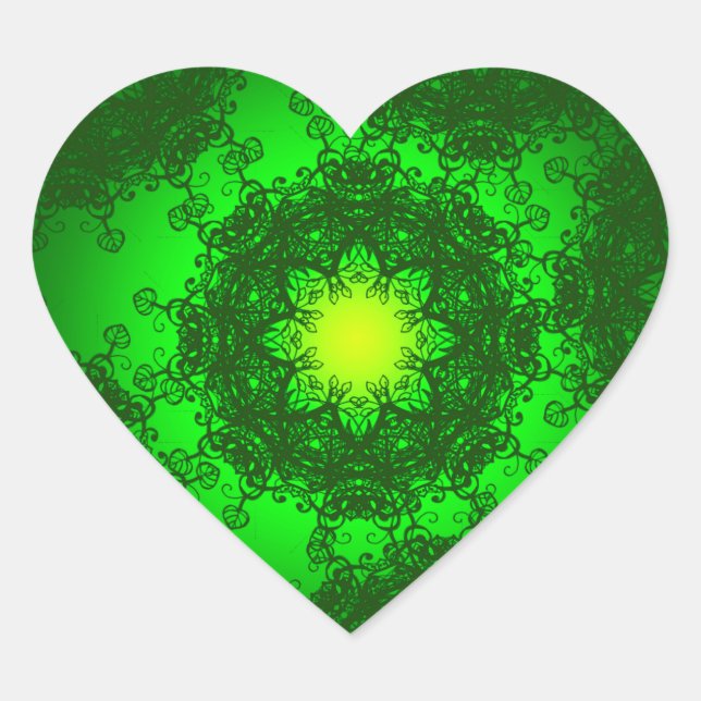 128 Herz-Aufkleber (Vorderseite)