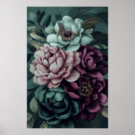 1294 Floral Poster