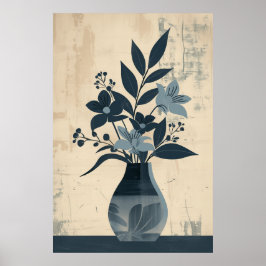 1298 Floral Poster