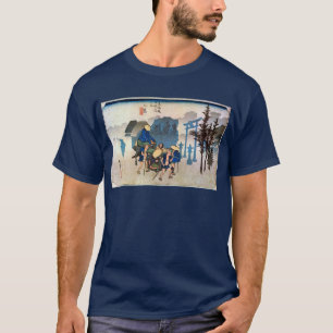 12. 三 宿, 広 重 Mishima-juku, Hiroshige, Ukiyo-e T-Shirt