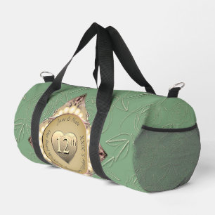 12/30. Pearl & Green Wedding Jubiläum Duffle Bag