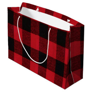 12.5lx4wx9h große Geschenktasche Red Buffalo Karie Geschenktüte