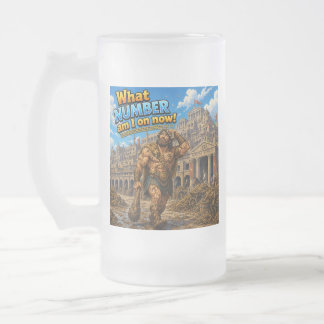 12 Arbeiten des Herkules Fragwürdige Zitate Spaß M Mattglas Bierglas
