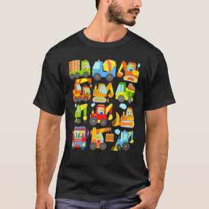 12 Baumaschinen Maschinen Bau si T-Shirt
