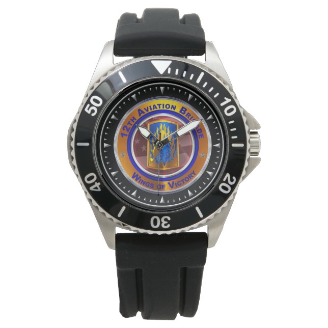 12. Bekämpfungsbrigade Armbanduhr (Vorderseite)
