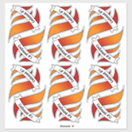 12 Bestätigungs- und Namensaufkleber Aufkleber