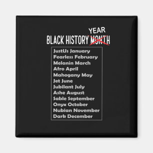 12 Black History Month African American Black Prid Magnet