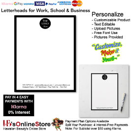 12 Business Black Logo Letterhead Business Brand Briefbogen