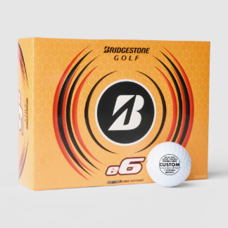 12 Custom Personalisiert Bridgestone e6 Golf Balls Golfball