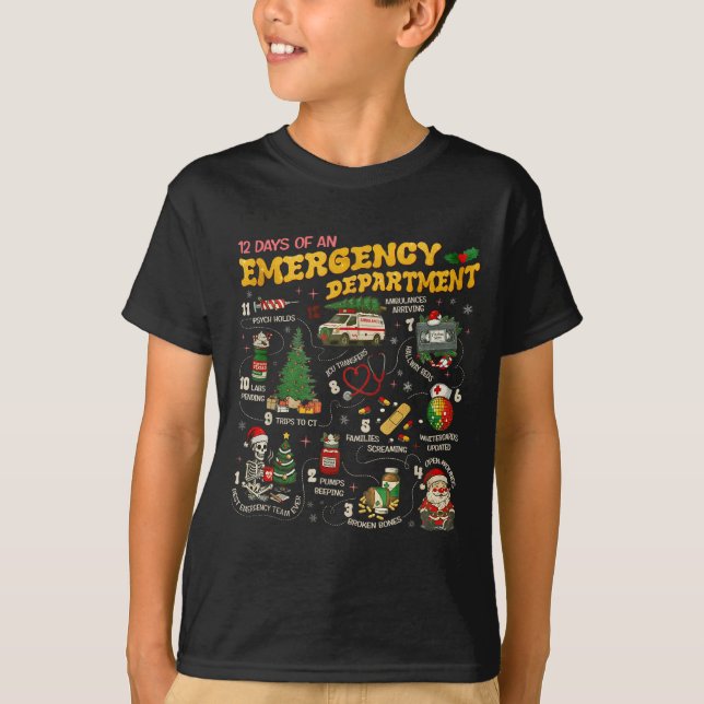 12 Days Of An Emergency Department, Er Nurse Chris T-Shirt (Vorderseite)
