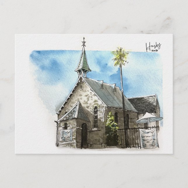 12 : Die Brückenkirche Postkarte (Vorderseite)